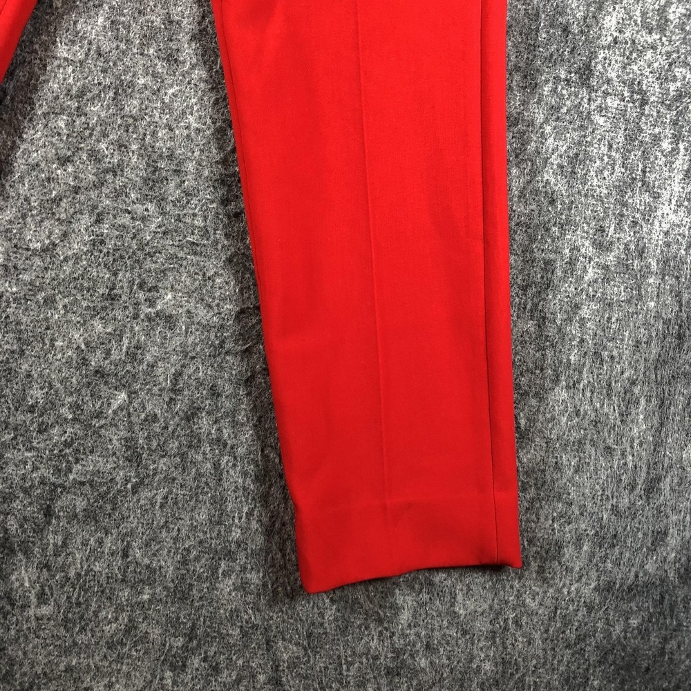 Banana Republic Avery Pants Womens Petite 0 Red Straight Leg Dress Work Stretch‎ - Picture 5 of 16